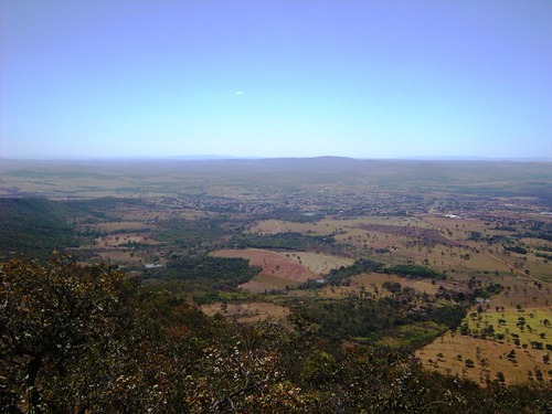Vista aérea da região de Jaraguá